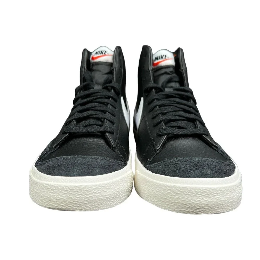 Nike Blazer Mid '77 Vintage Black White Sail Shoes BQ6806-002 Men's Size 10.5 - Picture 2 of 9